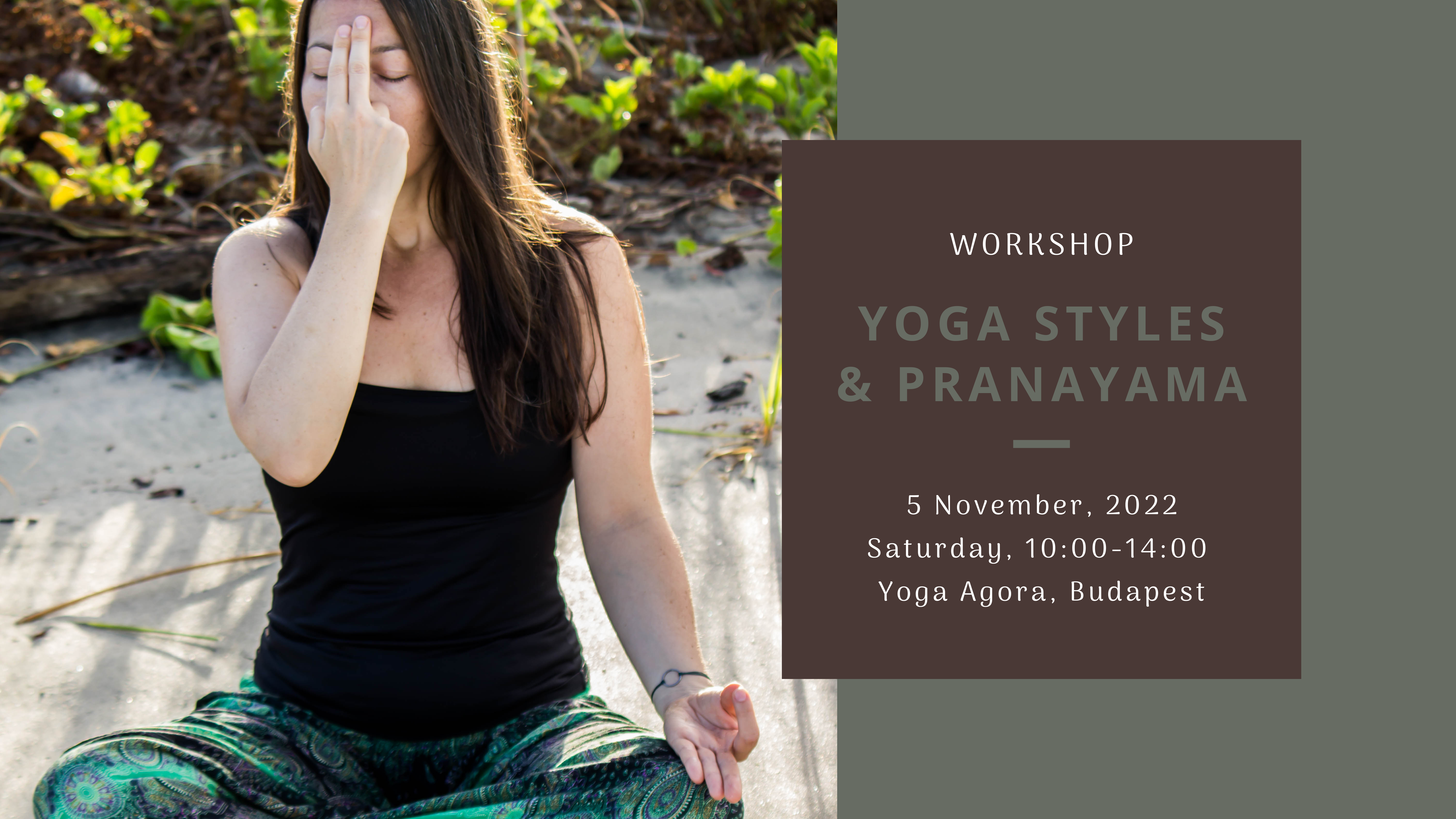 yoga styles & pranayama workshop - yoga with jucó
